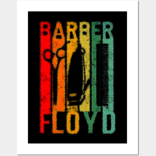 floyd the barber colorful design Posters and Art